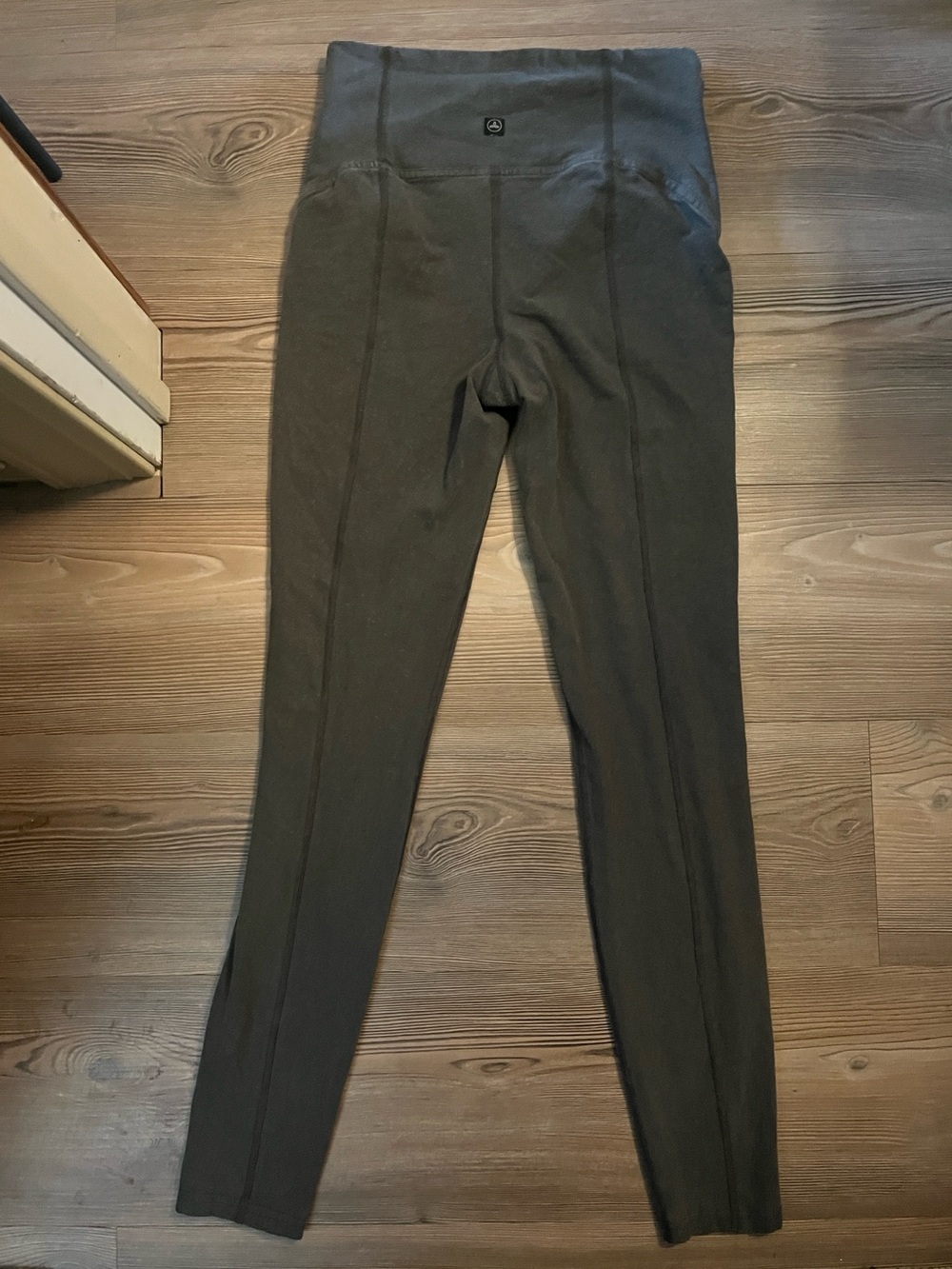 Prana High-Waist Leggings in Charcoal